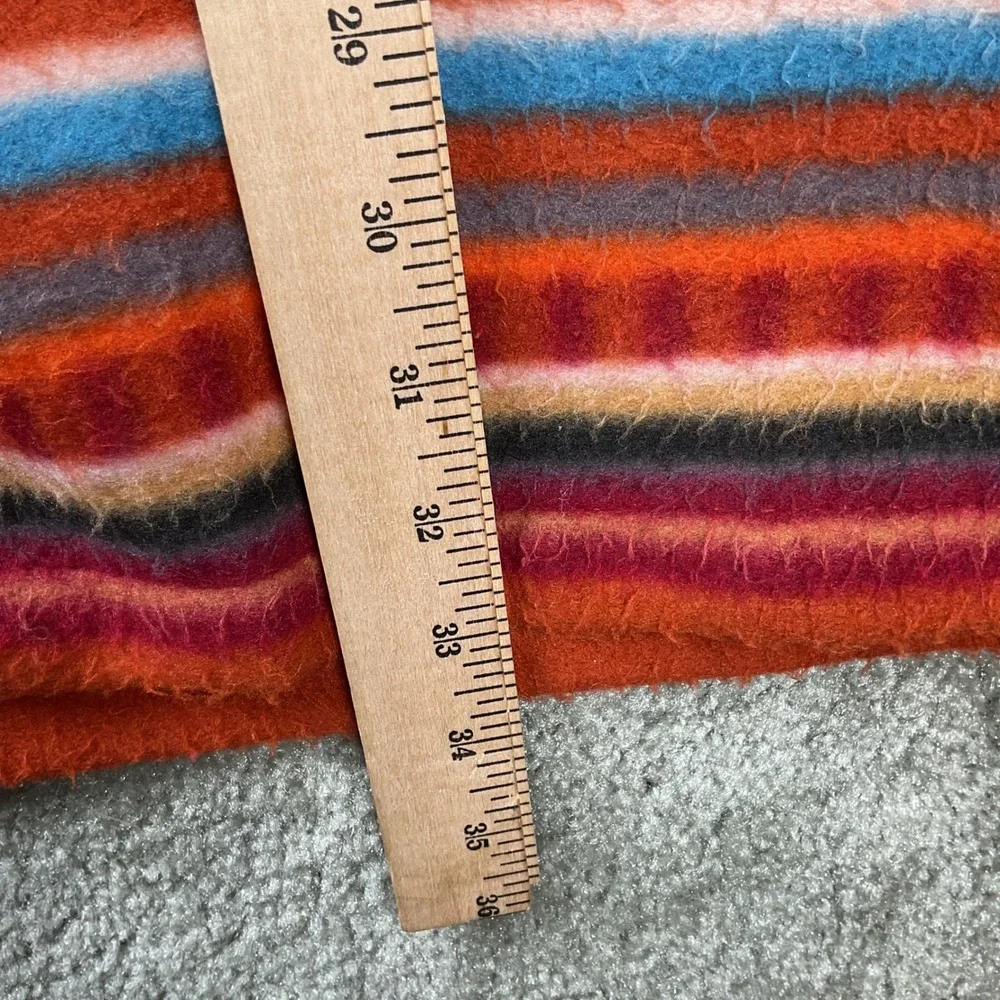 El Paso Saddleblanket Fleece Hoodie XL Orange‎ Southwestern Aztec Cross